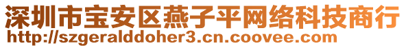 深圳市寶安區(qū)燕子平網(wǎng)絡(luò)科技商行