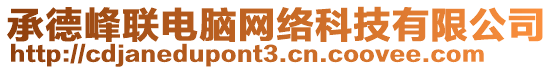 承德峰聯(lián)電腦網(wǎng)絡(luò)科技有限公司