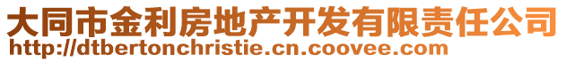 大同市金利房地產(chǎn)開發(fā)有限責(zé)任公司