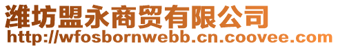 濰坊盟永商貿(mào)有限公司