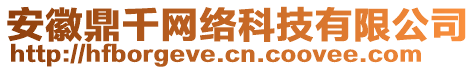 安徽鼎千網(wǎng)絡(luò)科技有限公司