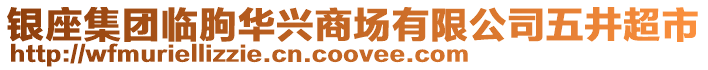 銀座集團臨朐華興商場有限公司五井超市