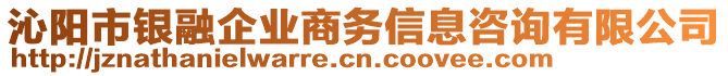 沁陽(yáng)市銀融企業(yè)商務(wù)信息咨詢有限公司