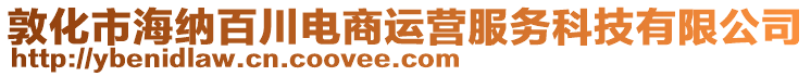 敦化市海納百川電商運營服務(wù)科技有限公司