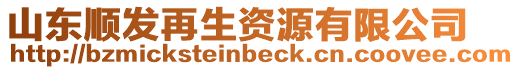 山東順發再生資源有限公司