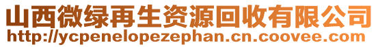 山西微綠再生資源回收有限公司