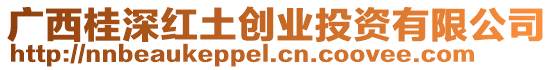 廣西桂深紅土創(chuàng)業(yè)投資有限公司