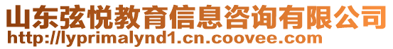 山東弦悅教育信息咨詢有限公司