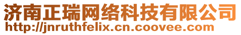 濟(jì)南正瑞網(wǎng)絡(luò)科技有限公司