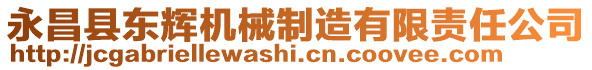 永昌縣東輝機械制造有限責任公司