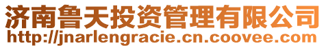 濟(jì)南魯天投資管理有限公司