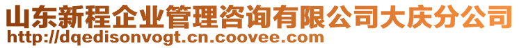 山東新程企業(yè)管理咨詢有限公司大慶分公司