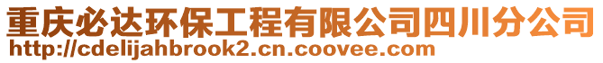 重慶必達環保工程有限公司四川分公司