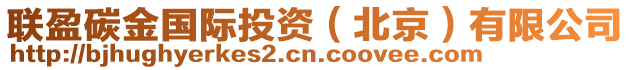 聯盈碳金國際投資(北京)有限公司