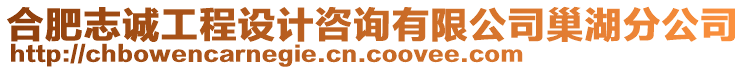 合肥志誠工程設(shè)計咨詢有限公司巢湖分公司