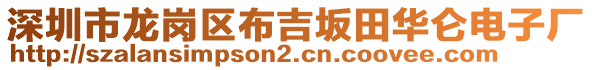 深圳市龍崗區布吉坂田華侖電子廠