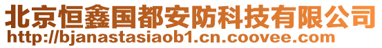 北京恒鑫國(guó)都安防科技有限公司