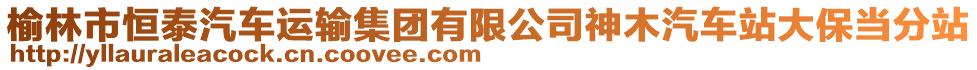 榆林市恒泰汽車運輸集團有限公司神木汽車站大保當(dāng)分站