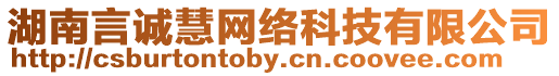 湖南言誠慧網(wǎng)絡(luò)科技有限公司