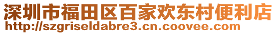 深圳市福田区百家欢东村便利店