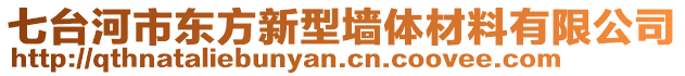 七臺河市東方新型墻體材料有限公司