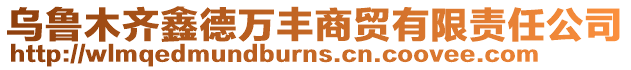 烏魯木齊鑫德萬(wàn)豐商貿(mào)有限責(zé)任公司