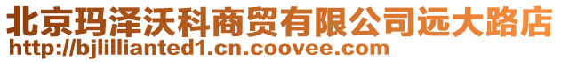 北京瑪澤沃科商貿(mào)有限公司遠大路店
