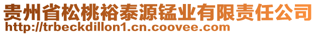 貴州省松桃裕泰源錳業有限責任公司