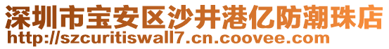 深圳市寶安區沙井港億防潮珠店