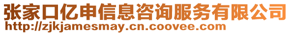 張家口億申信息咨詢服務(wù)有限公司