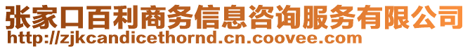 張家口百利商務(wù)信息咨詢服務(wù)有限公司