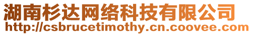 湖南杉達網絡科技有限公司