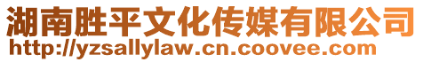 湖南勝平文化傳媒有限公司