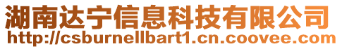 湖南達(dá)寧信息科技有限公司