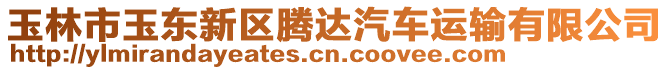 玉林市玉東新區騰達汽車運輸有限公司