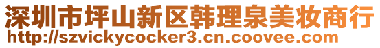 深圳市坪山新區(qū)韓理泉美妝商行