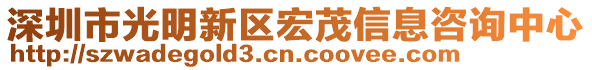 深圳市光明新區(qū)宏茂信息咨詢中心