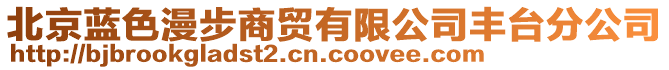 北京藍色漫步商貿有限公司豐臺分公司