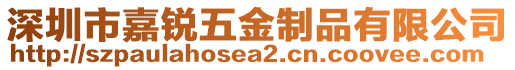 深圳市嘉銳五金制品有限公司