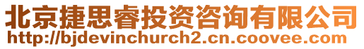 北京捷思睿投資咨詢有限公司