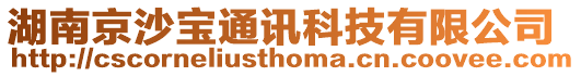 湖南京沙寶通訊科技有限公司