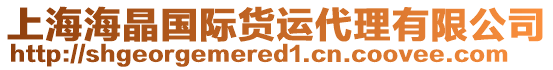 上海海晶國(guó)際貨運(yùn)代理有限公司