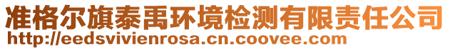 準(zhǔn)格爾旗泰禹環(huán)境檢測有限責(zé)任公司