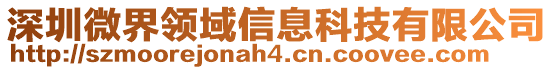 深圳微界領(lǐng)域信息科技有限公司