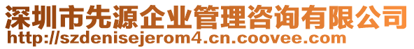 深圳市先源企業(yè)管理咨詢有限公司