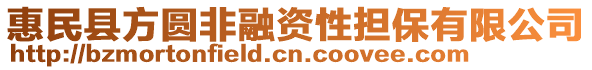 惠民縣方圓非融資性擔保有限公司