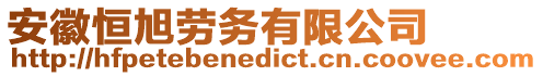 安徽恒旭勞務(wù)有限公司