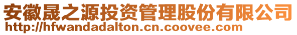 安徽晟之源投資管理股份有限公司