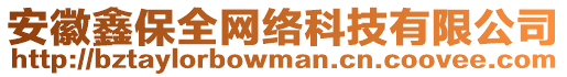 安徽鑫保全網(wǎng)絡(luò)科技有限公司