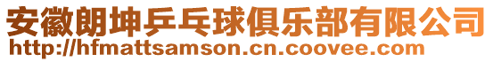 安徽朗坤乒乓球俱樂(lè)部有限公司